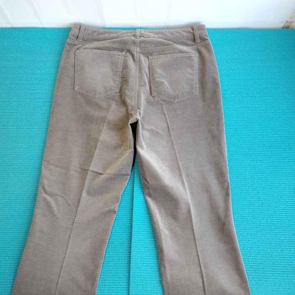 Talbots Womens Corduroy Straight Stretch Jeans High Rise 12P